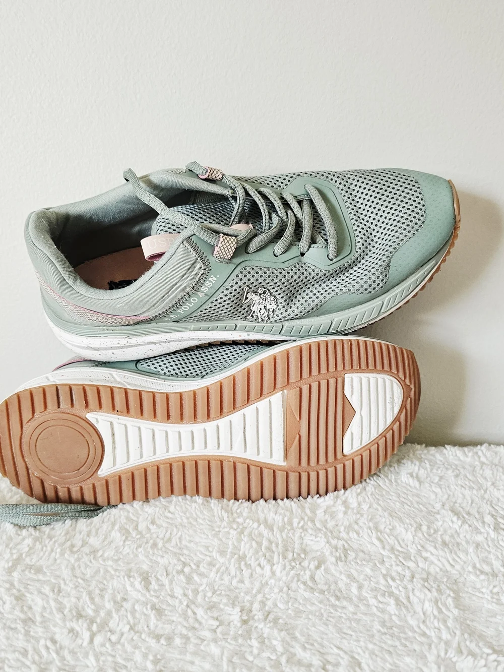 U.S. Polo Assn. Women's Sage Mesh Athletic Sneakers